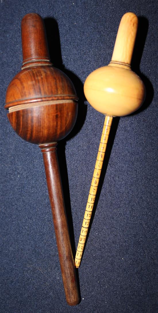 Treen hygrometer